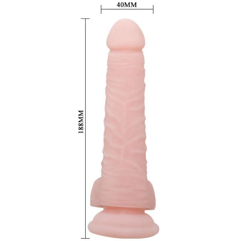 BAILE - SZUPER VIBRÁTOR REALISZTIKUS VIBRÁTOR ÉLETHŰ 18.8 CM