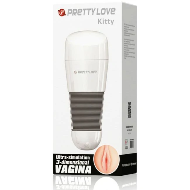 PRETTY LOVE - CICA FEHÉR VAGINA MASZTURBÁTOR