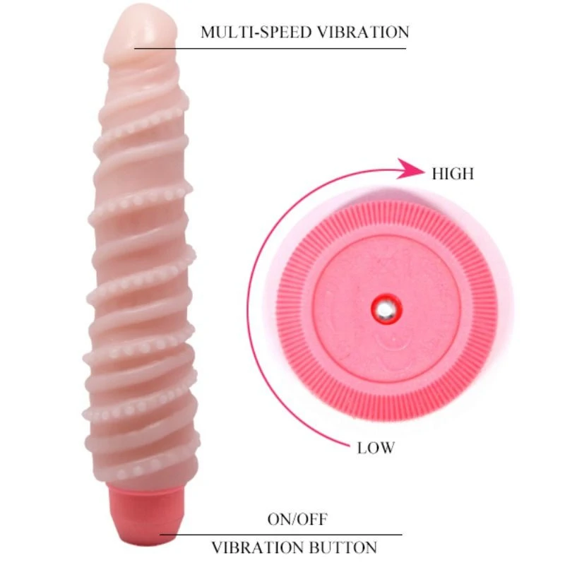 BAILE - FLEXI VIBE ÉRZÉKI SPIRÁL VIBRÁTOR 19,5 CM
