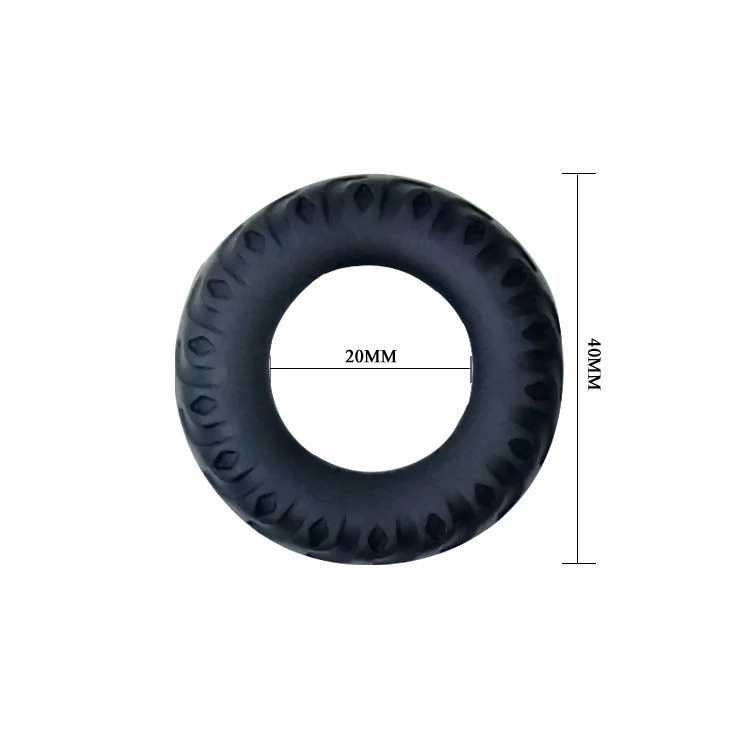 DANCE TITAN péniszgyűrű FEKETE ZÖLD 2CM