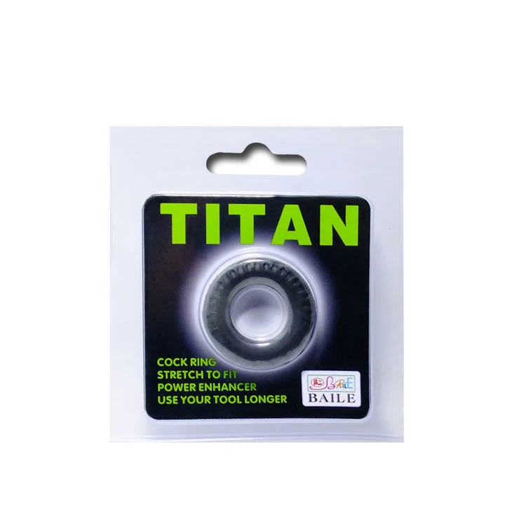 DANCE TITAN péniszgyűrű FEKETE ZÖLD 2CM
