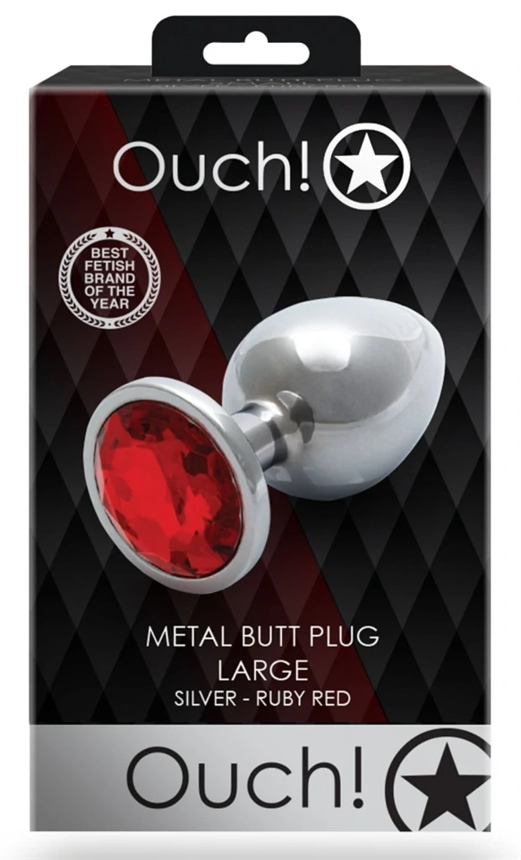 Kerek Gem Butt Plug - Nagy