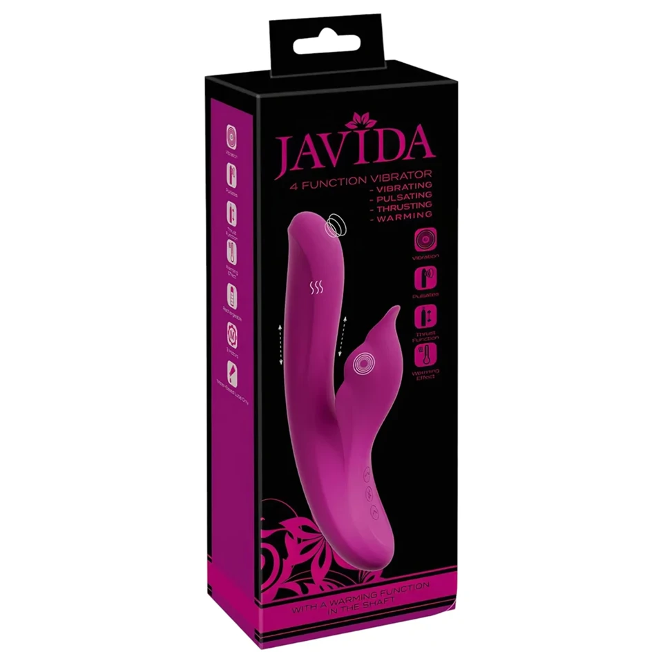 Javida - 4in1 G-pont és csikló izgató vibrátor (szeder)