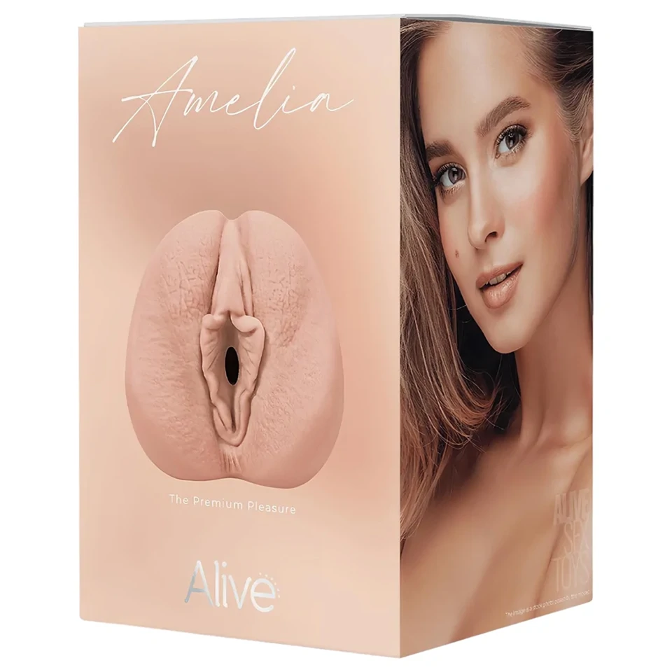 Alive Amelia S - műpunci maszturbáror (natúr)