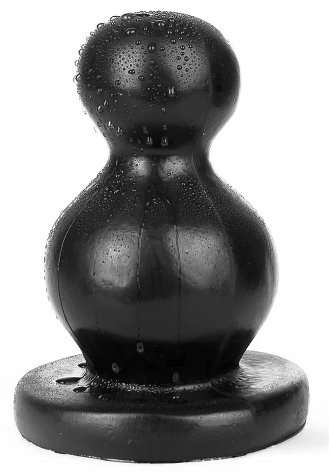 Kurt Intim Plug - Sötét Kristály (17 x 11 cm) - Érzéki Élvezet
