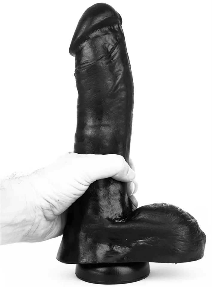 Dildó Luk sötét kristály 22 x 6.8cm
