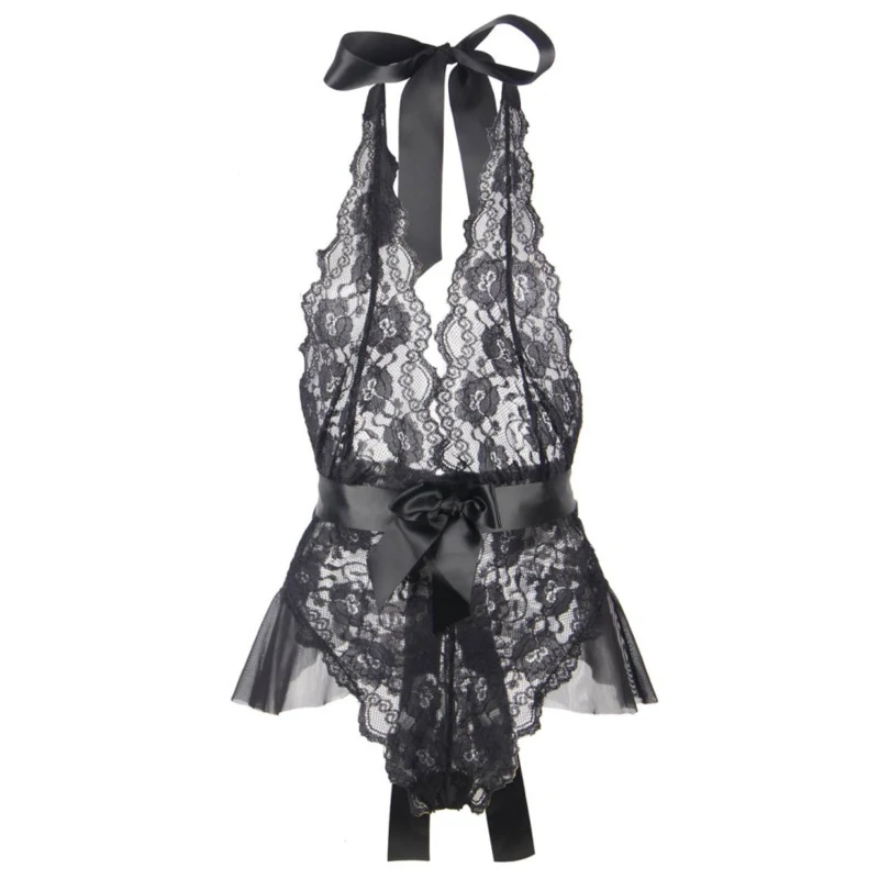QUEEN LINGERIE  érzéki csipkés teddy L/XL