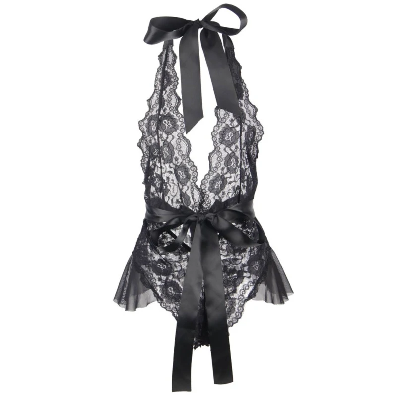 QUEEN LINGERIE  érzéki csipkés teddy L/XL