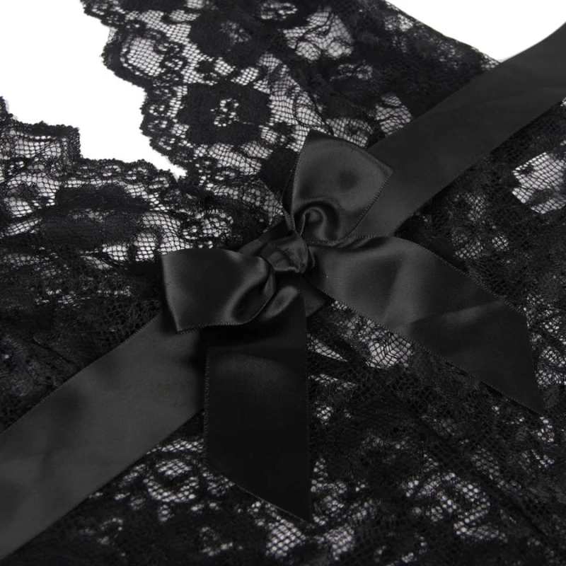 QUEEN LINGERIE  érzéki csipkés teddy L/XL