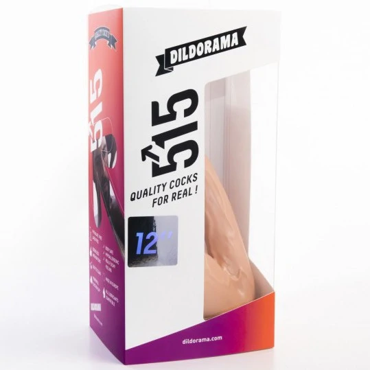 Dildorama XXL  érzéki vibrátor, 24 cm hosszú és prémium anyagú