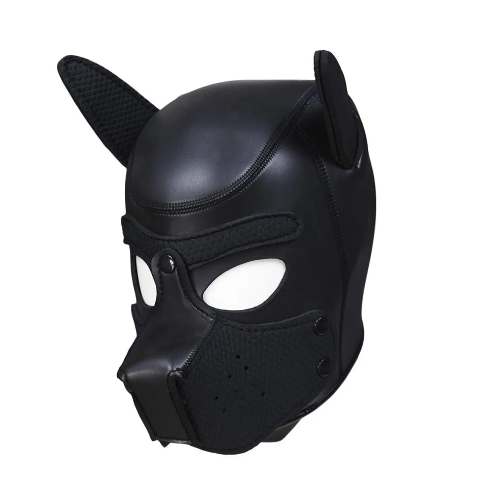 PUPPY  fekete neopréne maszk  érzéki játékokhoz