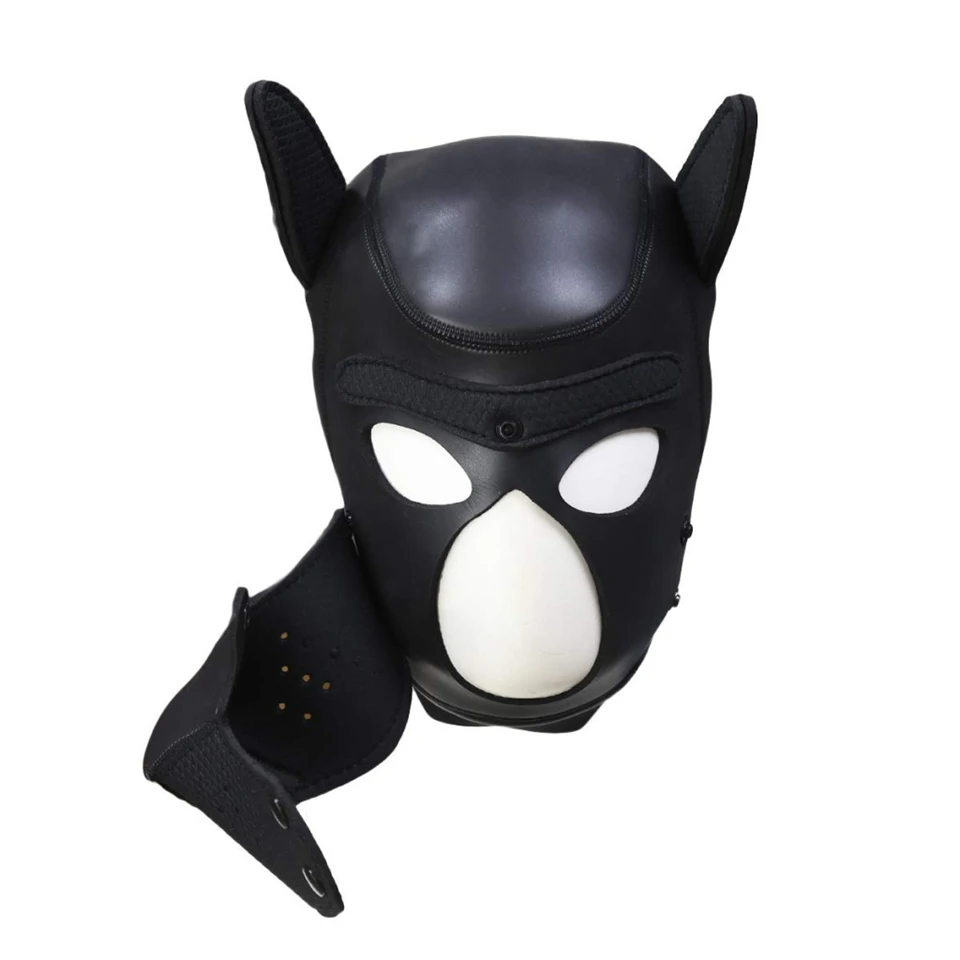 PUPPY  fekete neopréne maszk  érzéki játékokhoz