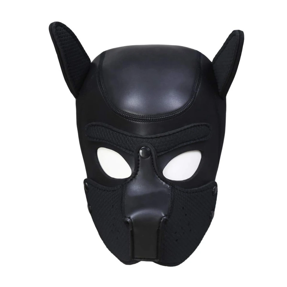 PUPPY  fekete neopréne maszk  érzéki játékokhoz