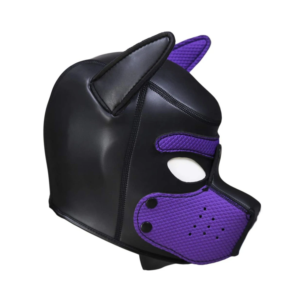 PUPPY  lila neoprén érzéki kapucni