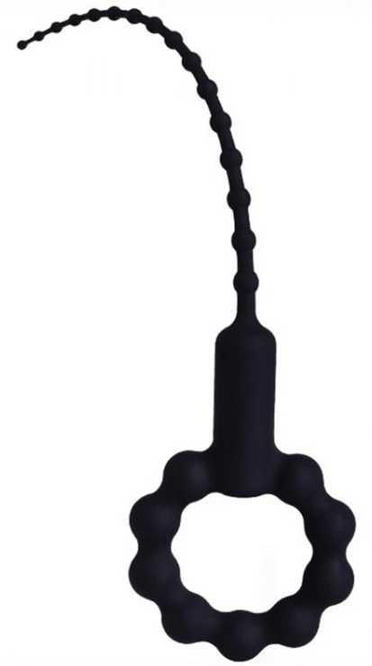 Vibráló húgycspálca O-gyrvel  17,5 cm, 3-8 mm átmér