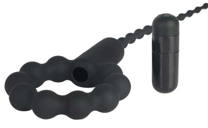 Vibráló húgycspálca O-gyrvel  17,5 cm, 3-8 mm átmér