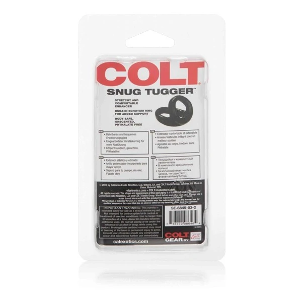 Colt Snug Tugger  prémium péniszgyr fekete színben