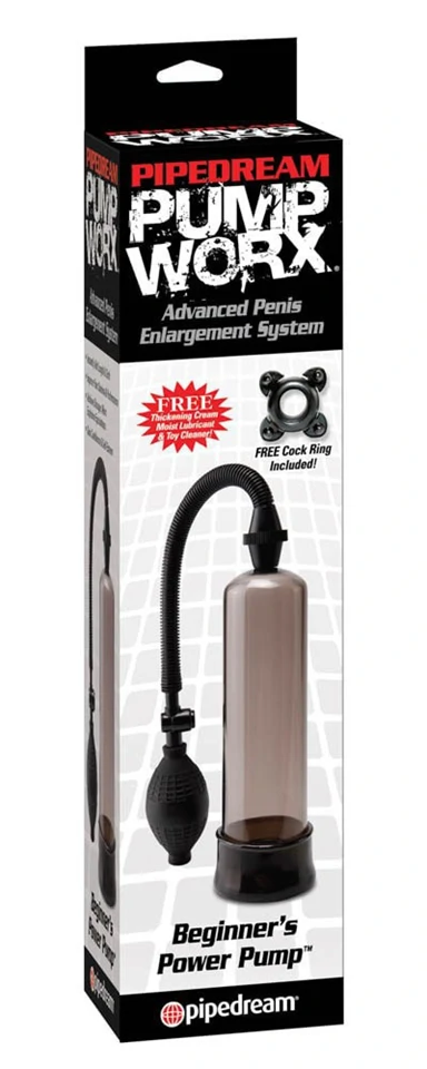Worx Beginners – 19 cm-es szürke péniszpumpa kezdőknek