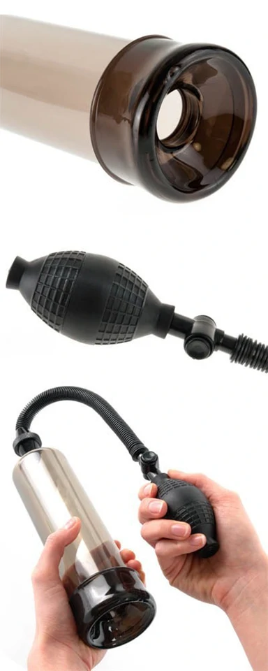 Worx Beginners – 19 cm-es szürke péniszpumpa kezdőknek