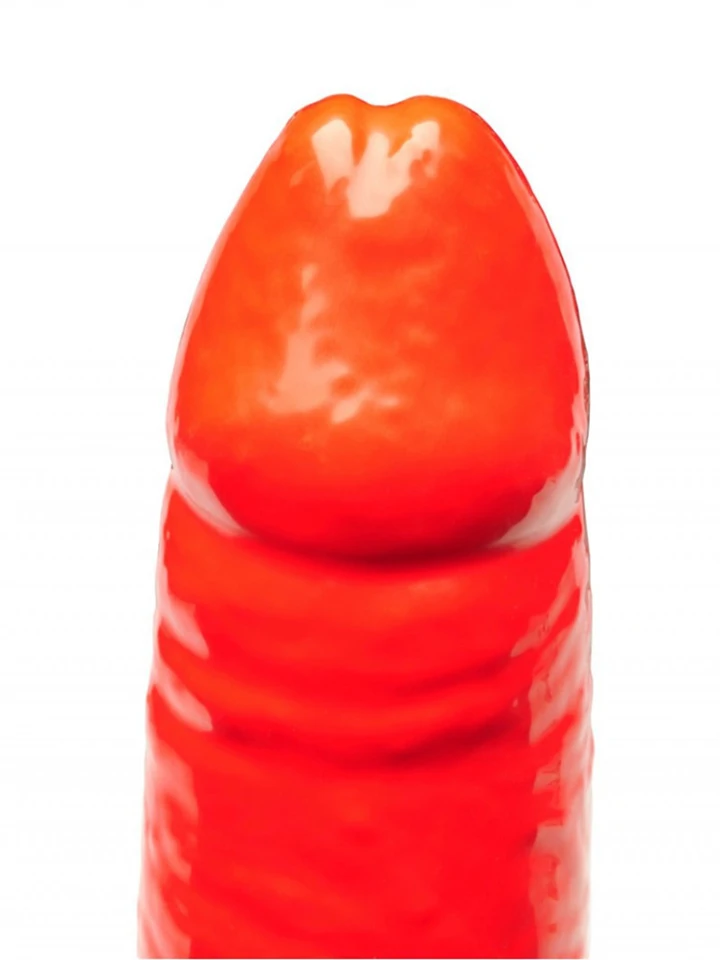 Felfújható vibrátor – piros, 30 x 7 cm
