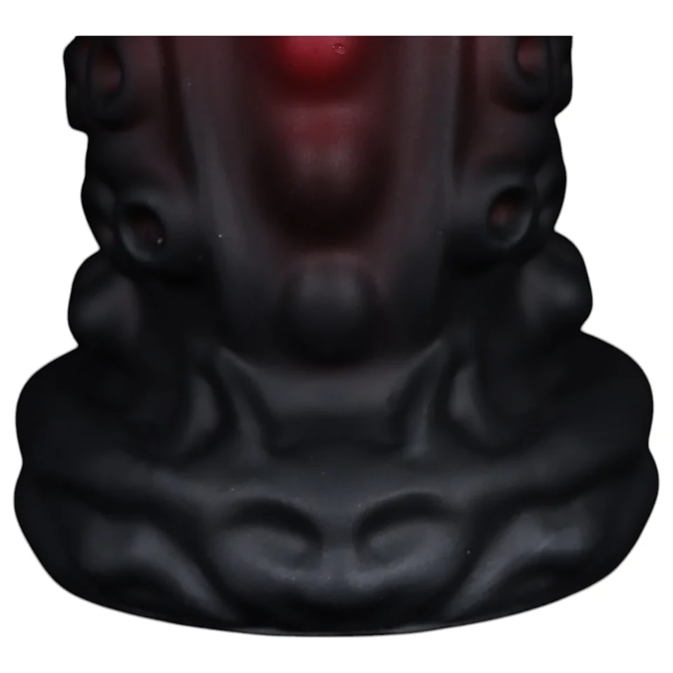 OgazR - polipkar dildó - 19cm (piros)