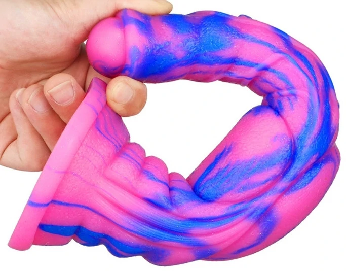 Dildo Dog Long – hosszú, színes dildó 26 x 6 cm