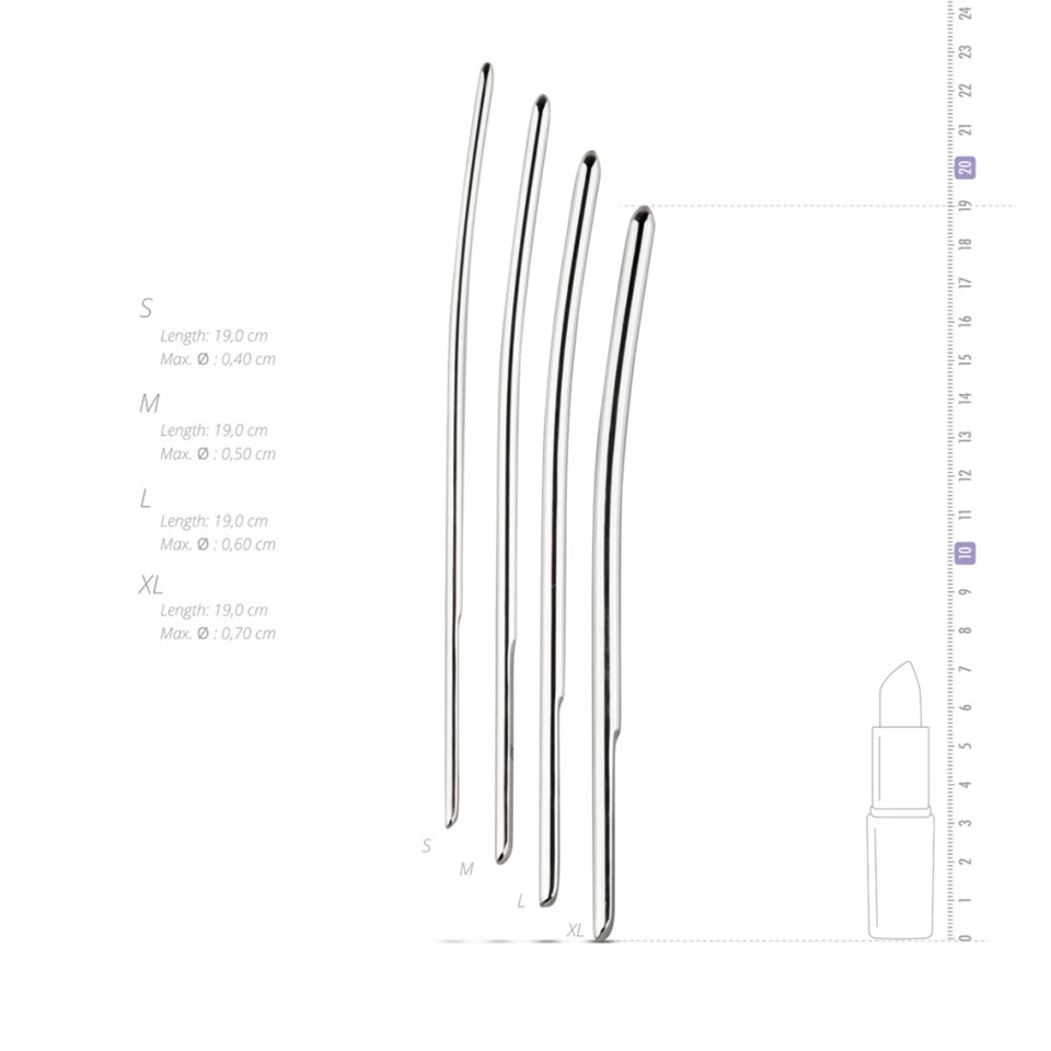 Prémium urethral tágítók 4-7mm - 4 darabos szett