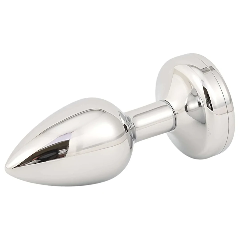 Desirel GlowPlug - világító anál plug - kicsi (ezüst)