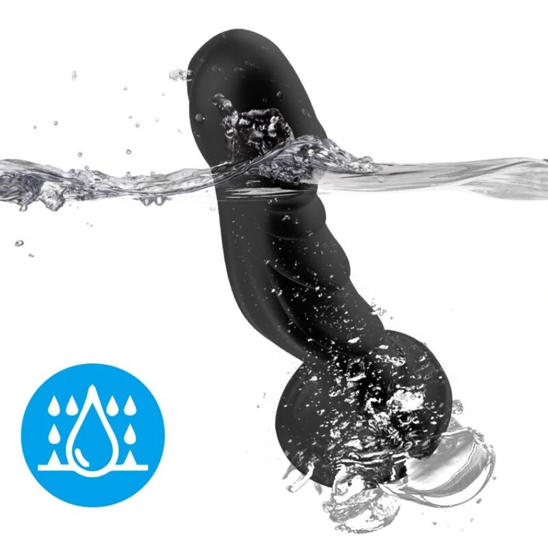 ARMONY – távirányítós vibráló dildó és análplug fekete