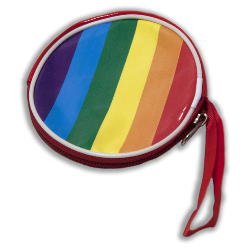 PRIDE – szivárványos kerek pénztárca