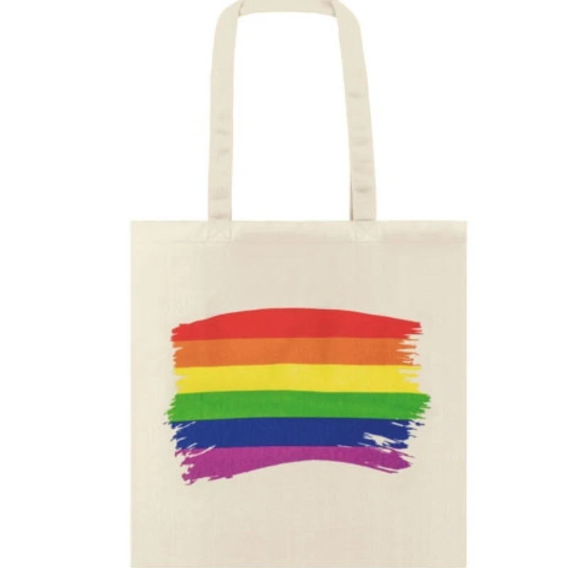PRIDE – vászon LGBT zászlós táska