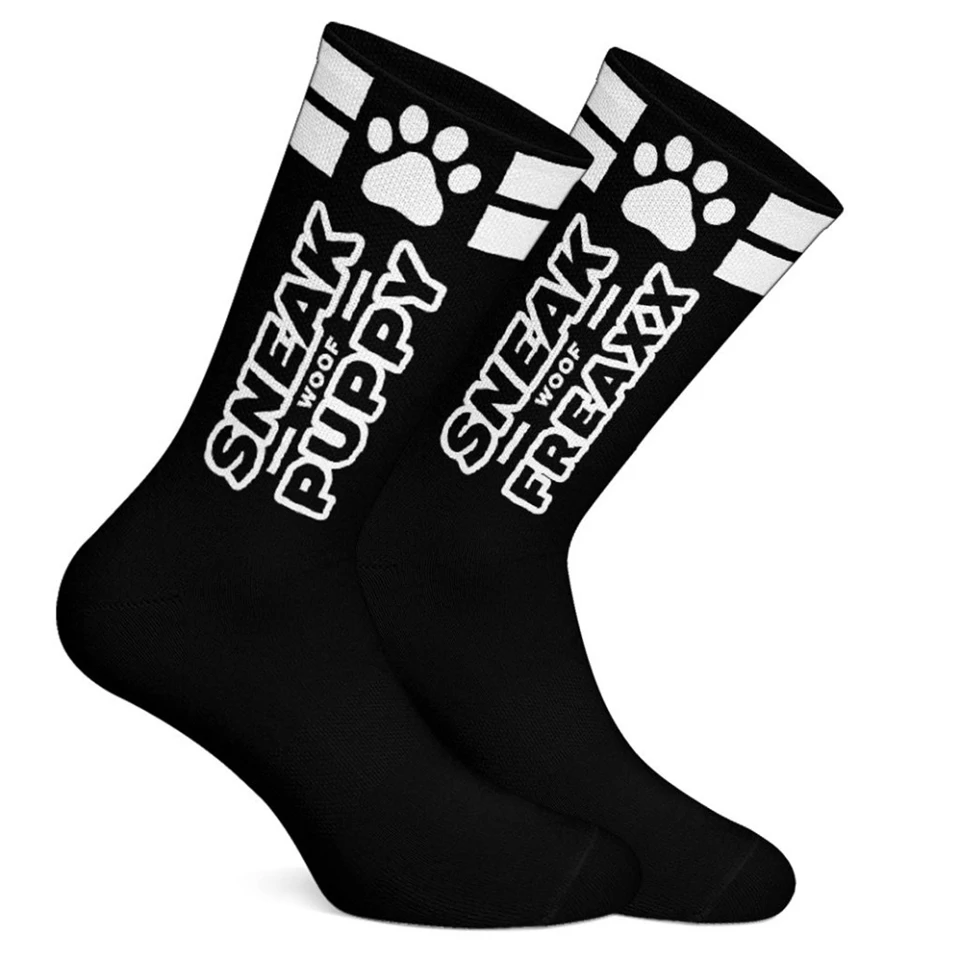 SNEAK PUPPY – fekete-fehér zokni, stílusos kényelem
