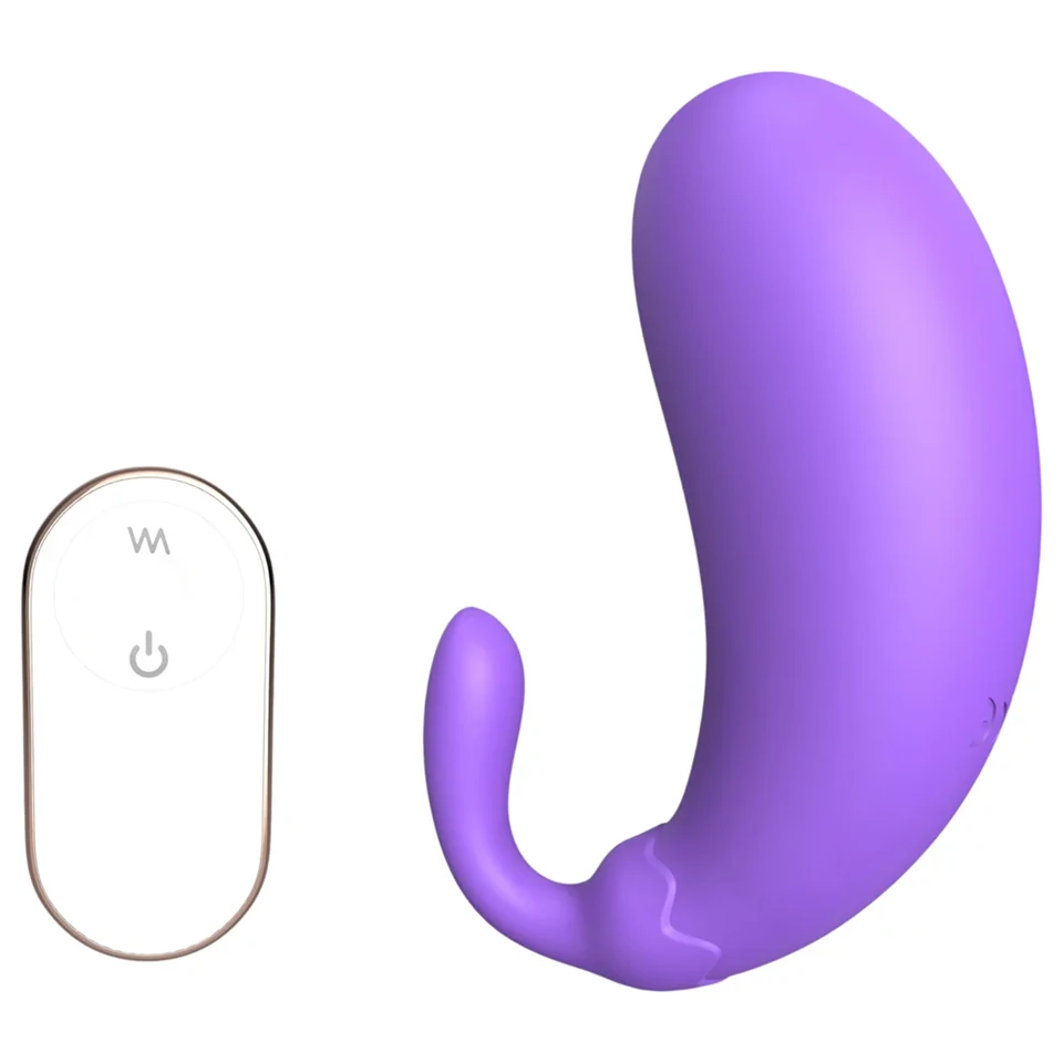 Sex HD - padlizsán formájú vibrációs tojás (lila)