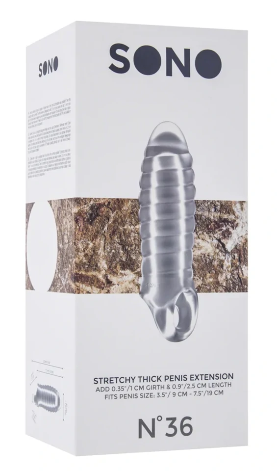 Sono Penis Sheath #36 – prémium péniszhüvely 12 x 4,3 cm