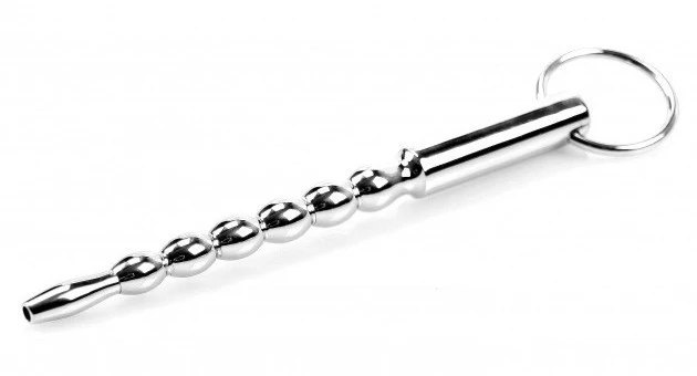 Intim ékszer – 13 cm hosszú, perforált pénisz pálca