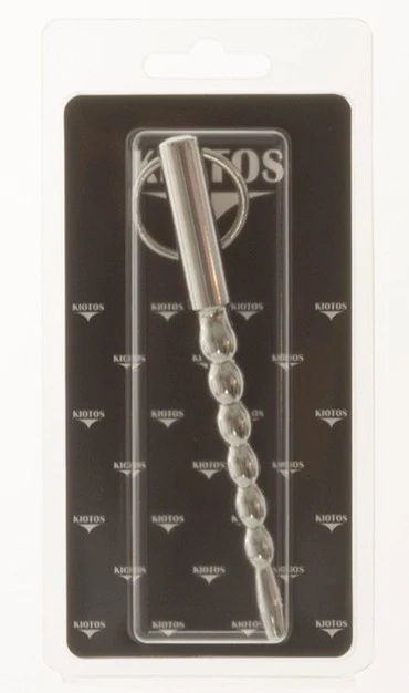 Intim ékszer – 13 cm hosszú, perforált pénisz pálca