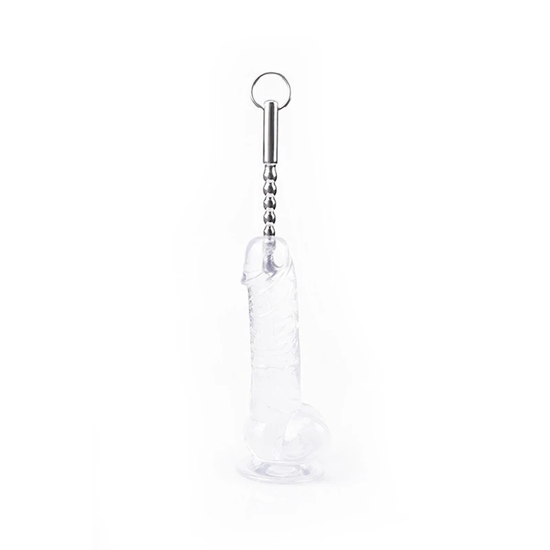 Intim ékszer – 13 cm hosszú, perforált pénisz pálca