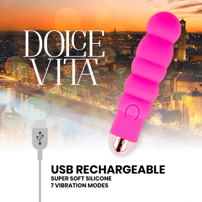 DOLCE VITA – újratölthető vibrátor 7 sebességgel, rózsaszín