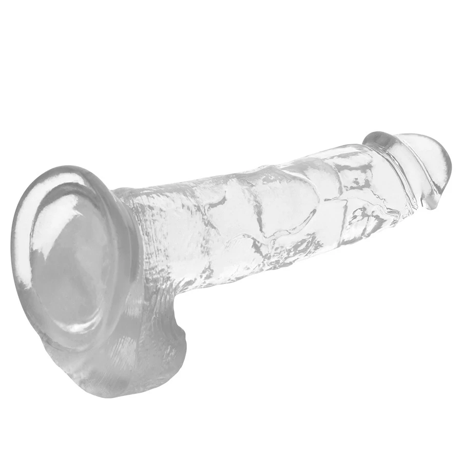 X RAY – átlátszó vibrátor golyókkal 22 cm - 4.6 cm