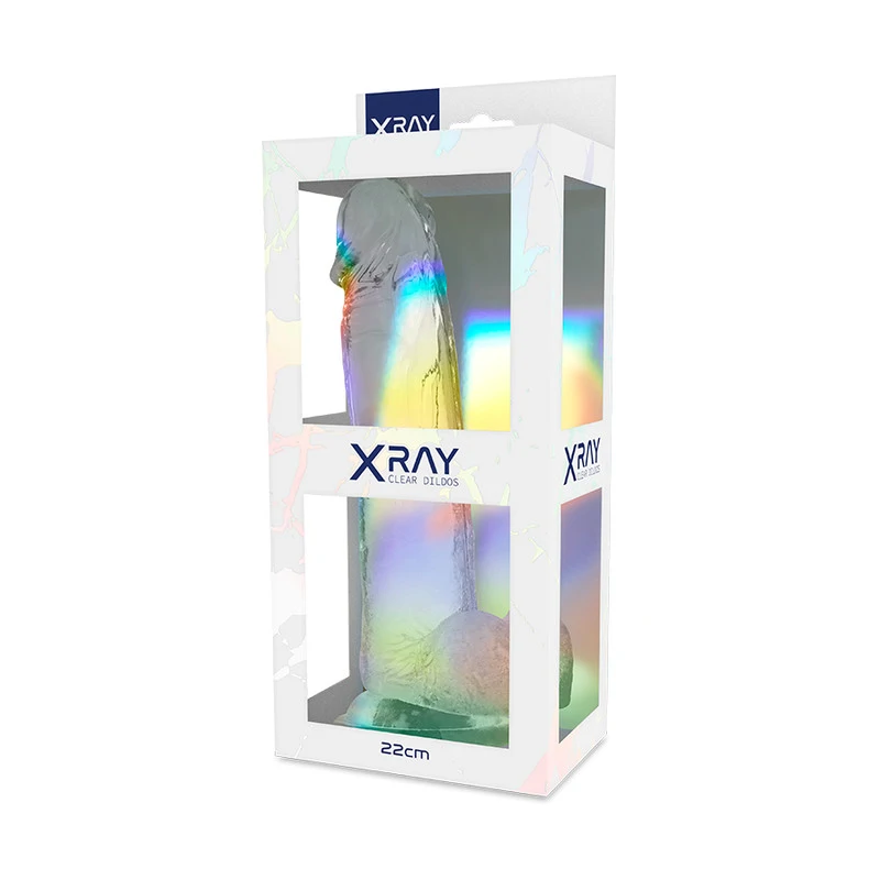 X RAY – prémium harnesz + 22 cm-es pénisz tojásokkal