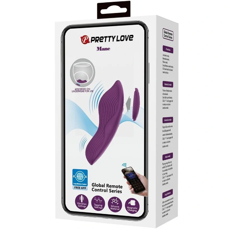 PRETTY LOVE – 10 vibrációs csiklóizgató távirányítóval