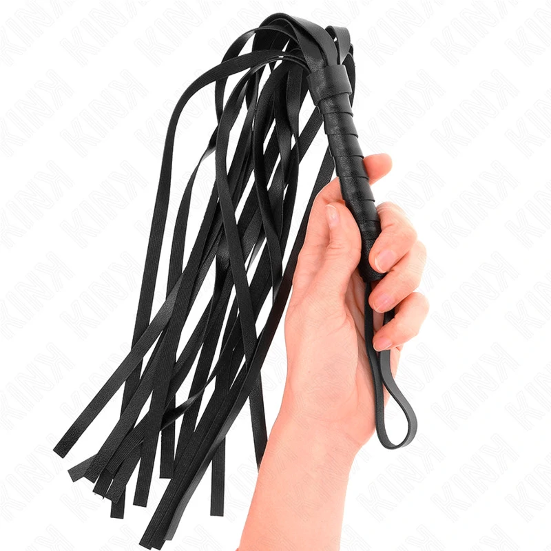 KINK – stílusos fekete ostor, 45 cm