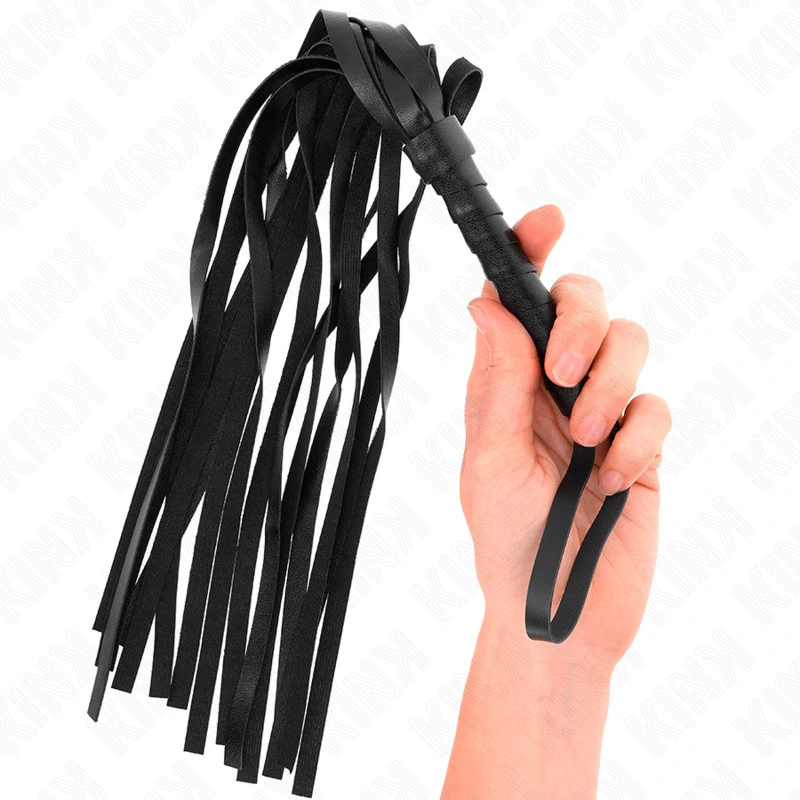 KINK – stílusos fekete ostor, 45 cm