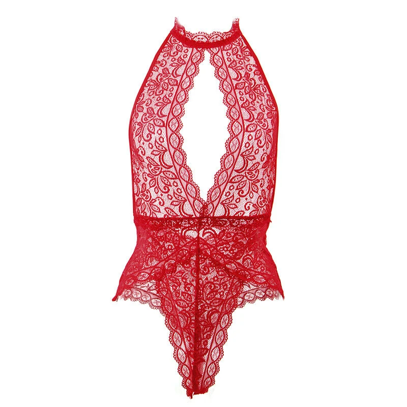 SUBBLIME – érzéki piros bodysuit L/XL méretben