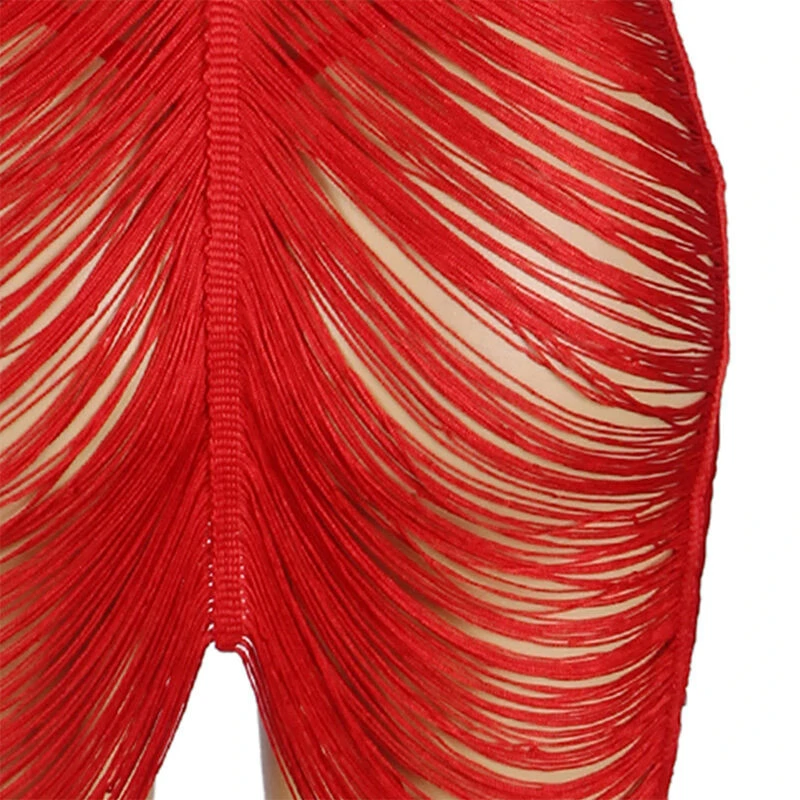 SUBBLIME - elegáns vörös ruha + tanga L/XL