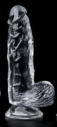 Átlátszó, intim élvezetekhez – 15 cm-es dildo