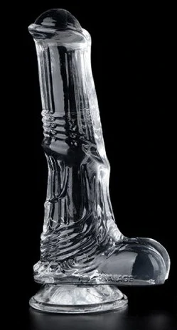 Átlátszó XL Dildó – 19 x 5,5 cm érzéki élményhez