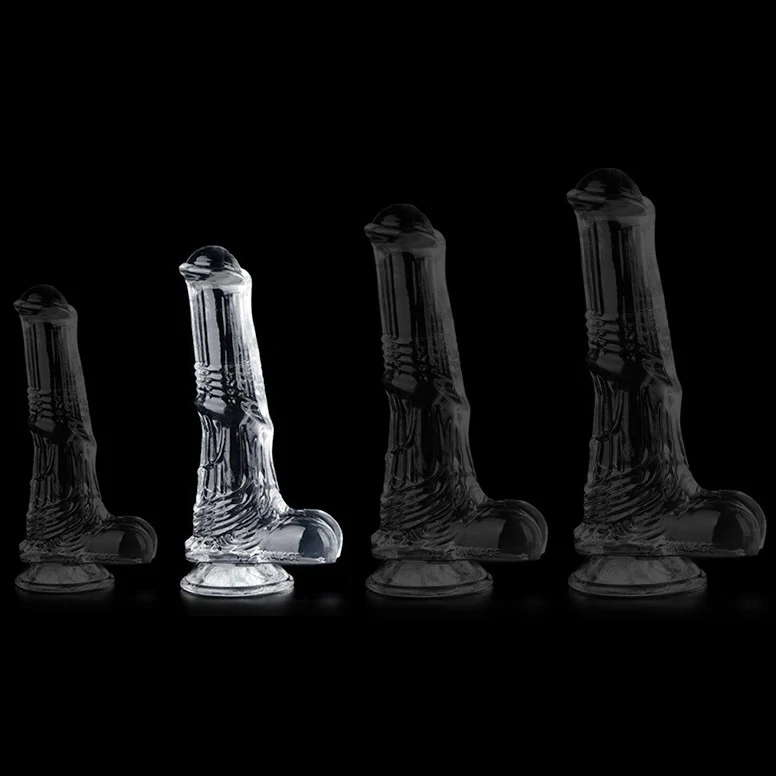 Átlátszó Whispy Dildo M – érzéki, prémium intim eszköz