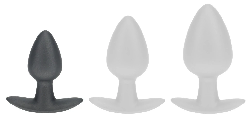 Metál Plug S – prémium szürke anális izgató 5 x 2,7 cm