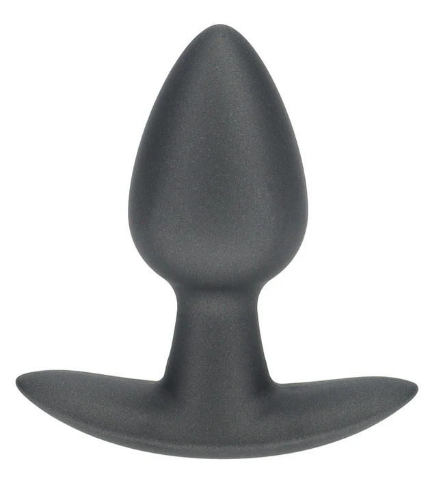 Metál Plug S – prémium szürke anális izgató 5 x 2,7 cm